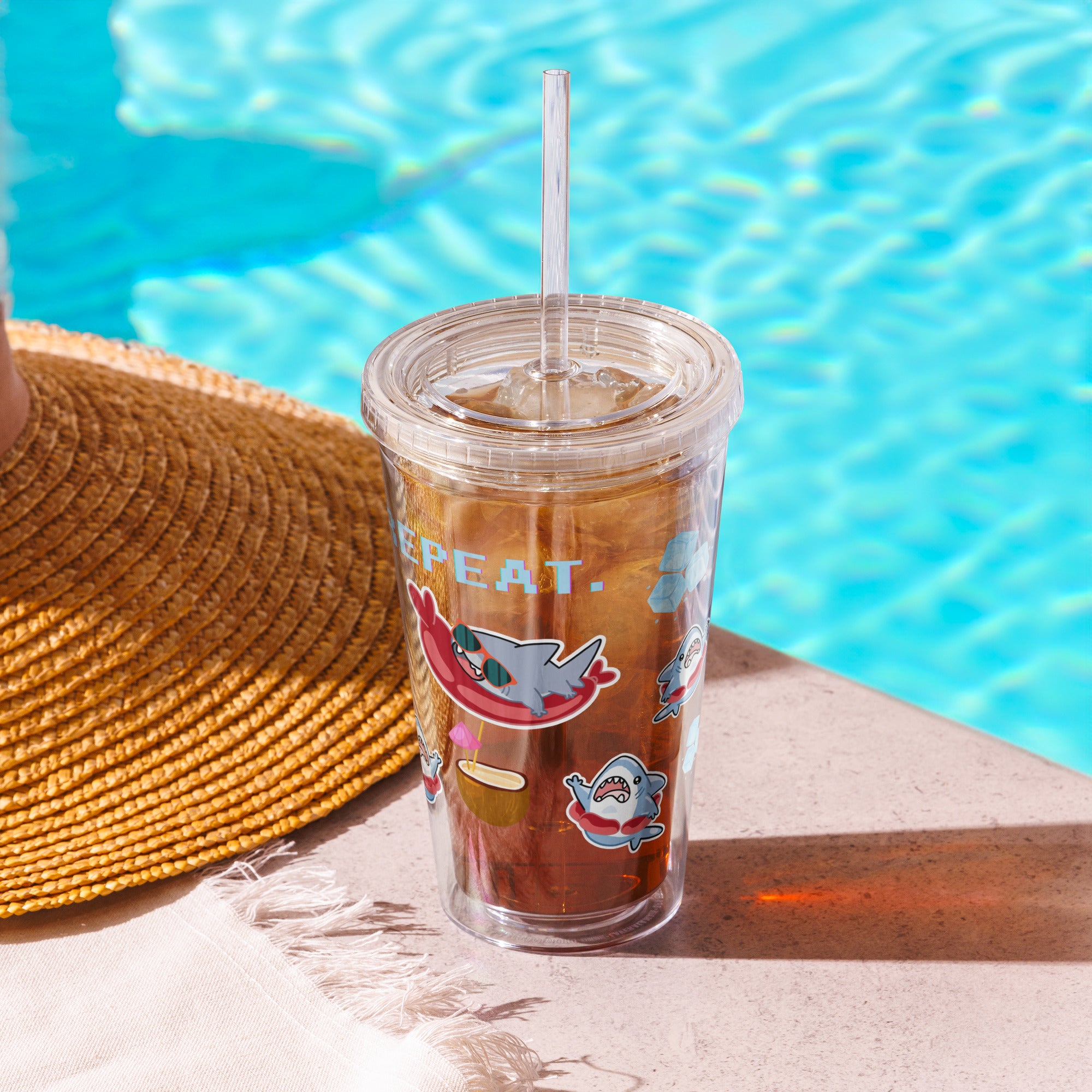 Baby Shark Tumbler with Straw