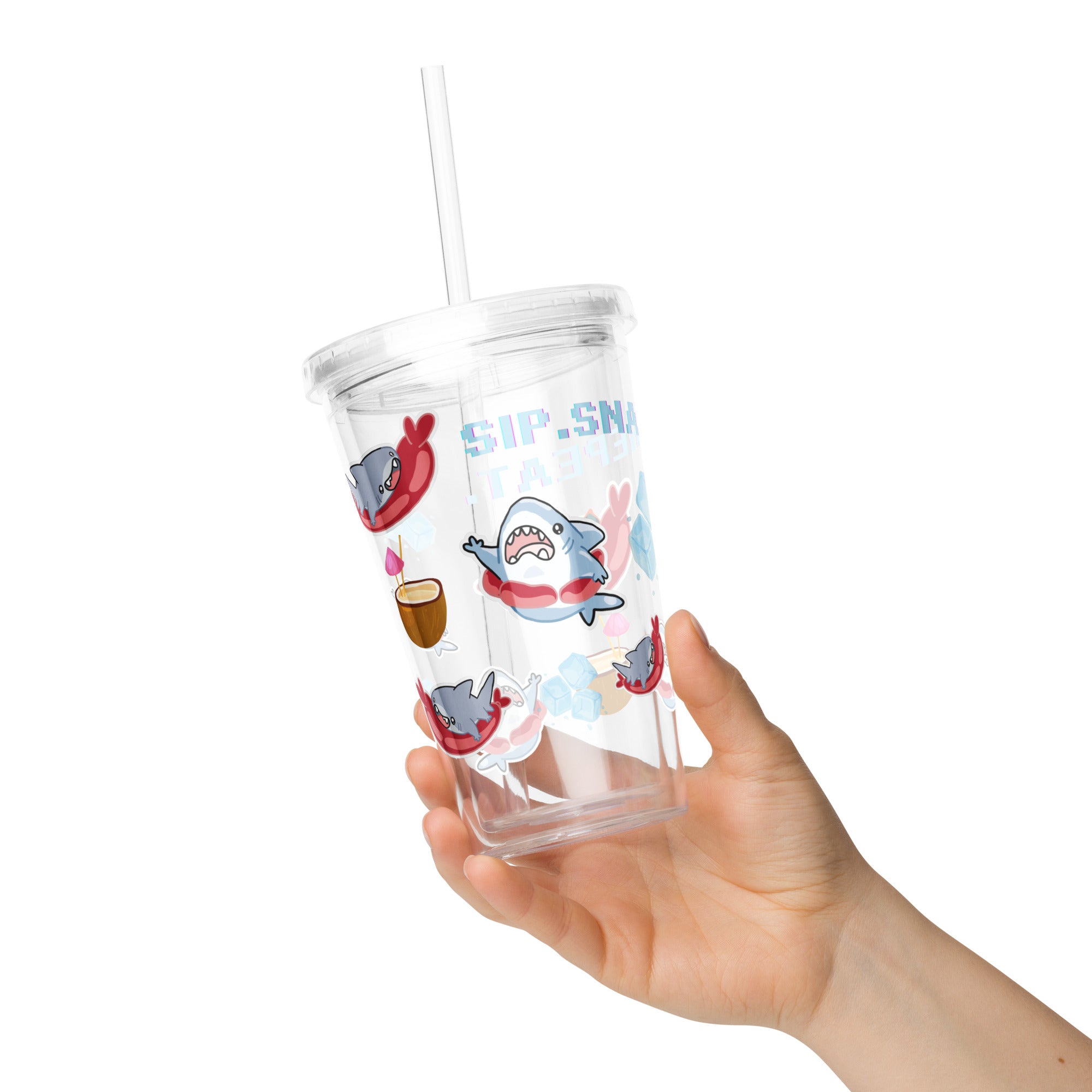 Baby Shark Tumbler with Straw